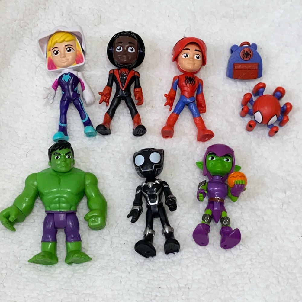 Marvel Spidey and His Amazing Friends, Friends & Foes 4” Posable Figures